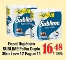 Supermercados Unidos Papel Higiênico Sublime Folha Dupla oferta