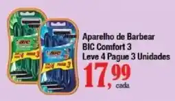 Supermercados Unidos Aparelho de Barbear BIC Comfort 3 oferta