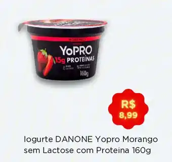 Iogurte danone yopro morango