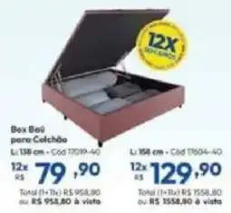 Lojas Becker Box Boi para Colchão oferta