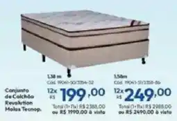 Lojas Becker Conjunto de Colchão Revolution Malas Tecnop. oferta