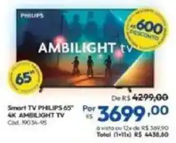 Lojas Becker Smart tv philips 65 4k ambilight tv oferta