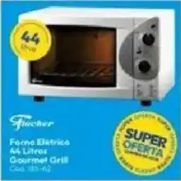 Lojas Becker Forno Elétrico 44 Litros Gourmet Grill oferta