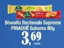 Supermercados Unidos Biscoito Recheado Supreme Piraquê Sabores oferta