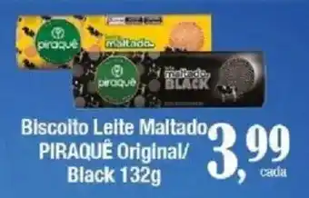 Supermercados Unidos Biscoito Leite Maltado Piraquê Original/ Black oferta