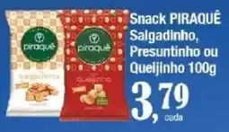 Supermercados Unidos Snack piraquê oferta