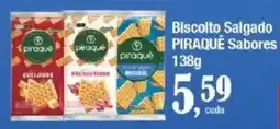 Supermercados Unidos Biscoito Salgado Piraquê Sabores oferta