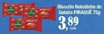 Supermercados Unidos Biscoito Roladinho de Golaba Piraquê oferta