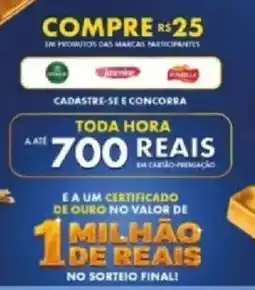 Supermercados Unidos compre rs 25 em produtos das marcas participantes oferta