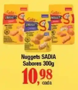 Supermercados Unidos Nuggets sadia sabores oferta