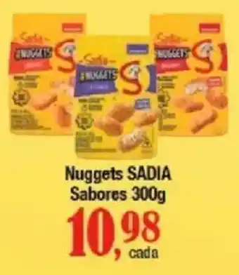 Supermercados Unidos Nuggets sadia sabores oferta
