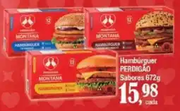 Supermercados Unidos Hambúrguer perdigão montana oferta