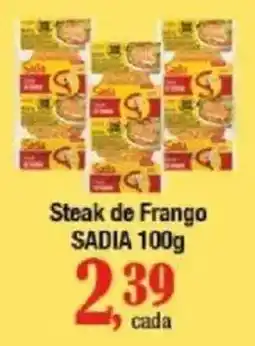Supermercados Unidos Steak de Frango SADIA oferta