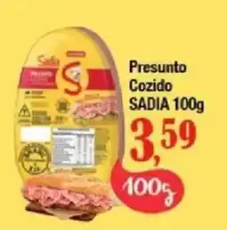 Supermercados Unidos Presunto cozido sadia oferta