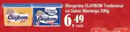 Supermercados Unidos Margarina claybom tradicional ou sabor manteiga oferta
