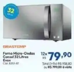 Lojas Becker Forno Micro-Ondas Consul Evox oferta