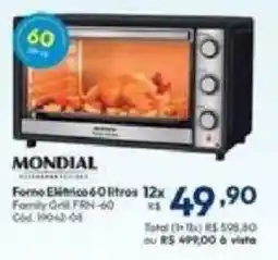 Lojas Becker Forno Elétrico oferta