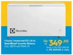 Lojas Becker Freezer Horizontal SmartInverter Branco oferta