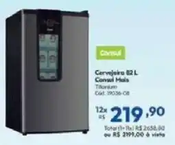Lojas Becker Cervejeira 82 L Consul Mais oferta