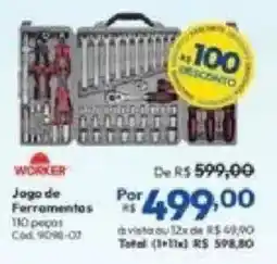 Lojas Becker Jogo de Ferramentas oferta