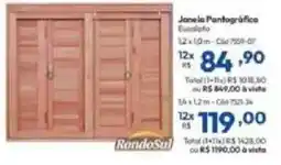 Lojas Becker Janela Pantográfica oferta