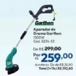 Lojas Becker Aparador de grama garthen oferta