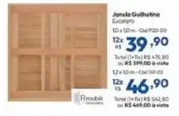 Lojas Becker Janela Guilhetina oferta