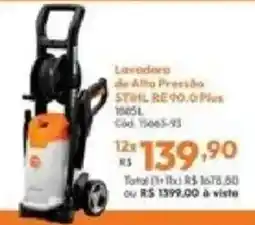 Lojas Becker Lavadora de Alta Pressão STEEL RE 90.0 Plus oferta