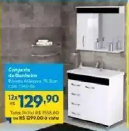 Lojas Becker Conjunto de Banheiro oferta