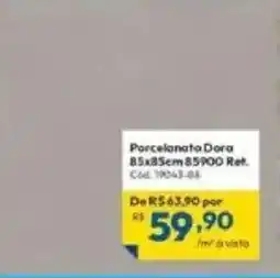 Lojas Becker Porcelanato Dora oferta