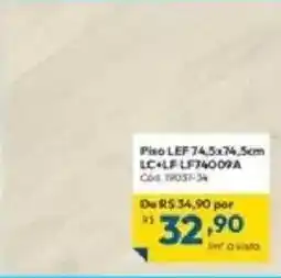 Lojas Becker Piso lef oferta
