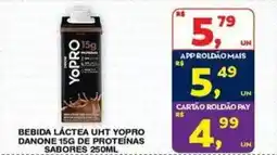 Roldão Bebida láctea uht yopro danone de proteínas oferta