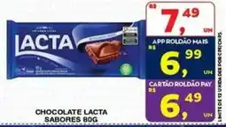 Roldão chocolate lacta sabores oferta