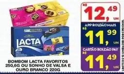 Roldão bombom lacta favoritos oferta