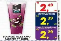 Roldão Suco del valle kaipo sabores tp oferta
