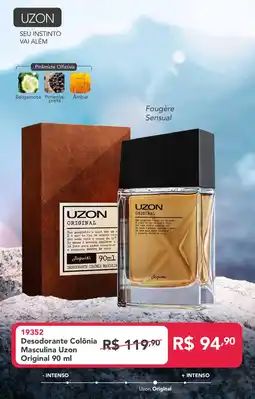 Jequiti Desodorante Colônia Uzon Original oferta