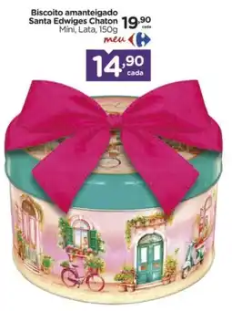 Carrefour Biscoito amanteigado Santa Edwiges Chaton oferta