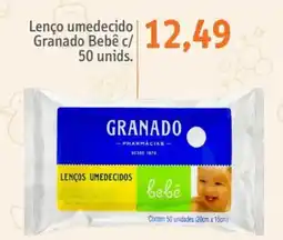 Sonda Lenço umedecido Granado Bebê oferta