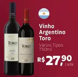 Supermercados Mateus Vinho Argentino Toro oferta