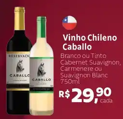 Supermercados Mateus Vinho Chileno Caballo oferta