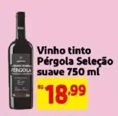 Mercado Extra Vinho tinto Pérgola Seleção suave oferta