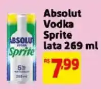 Mercado Extra Absolut Vodka Sprite oferta