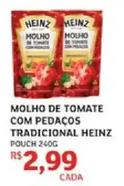 Assaí Atacadista molho de tomate com pedaços tradicional heinz oferta