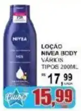 Supermercado Estrela Azul Loção nivea body vários tipos oferta
