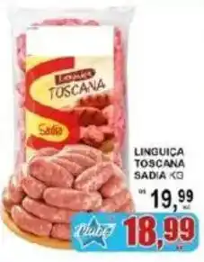 Supermercado Estrela Azul Linguiça Toscana Sadia oferta