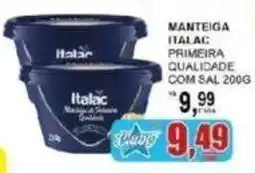 Supermercado Estrela Azul Manteiga italac primeira qualidade com sal oferta