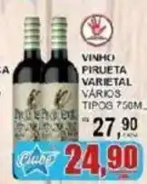 Supermercado Estrela Azul vinho piruetta varietal vários tipos oferta