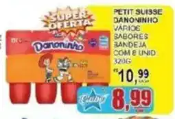 Supermercado Estrela Azul Petit suisse danoninho varios sabores bandeja oferta