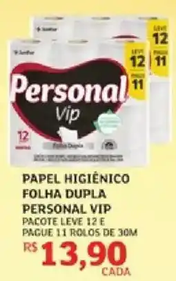 Assaí Atacadista Papel higiênico folha dupla personal vip oferta