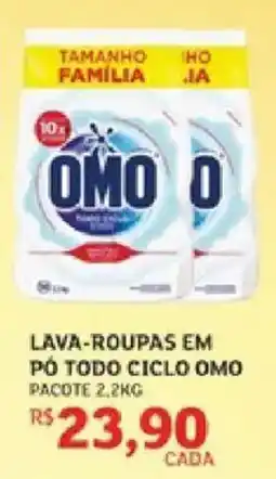 Assaí Atacadista Lava-roupas em pó todo ciclo omo oferta